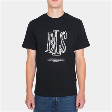 BLS Hafnia Handwritten Capital T-shirt Black
